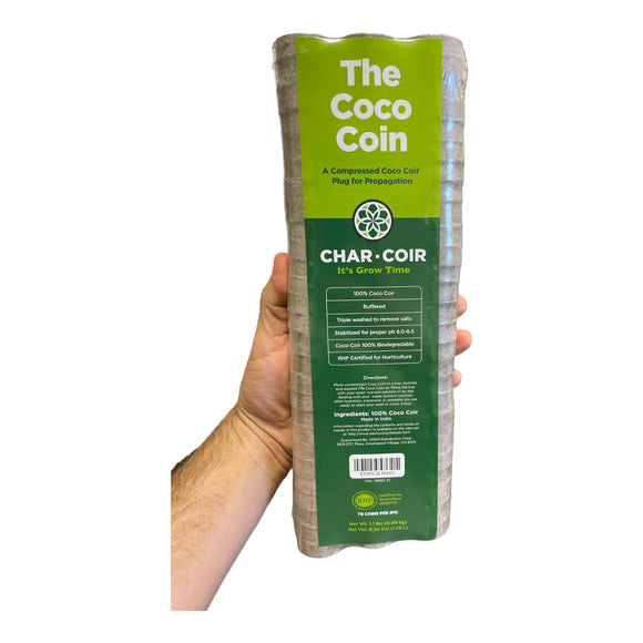 Char Coir Coco Coin - Propagation Plug