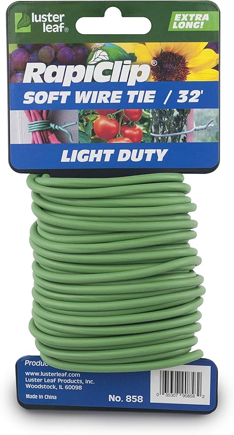 Luster Leaf soft wire tie - light duty. 32’
