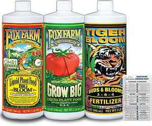 FoxFarm Soil Nutrients Trio-3 Quarts Banded