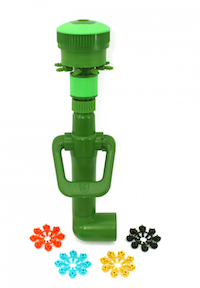 PRE-ASSEMBLED MULTI FLOW BUBBLER IRRIGATION MANIFOLD | 1" L | 2, 6, 10, 20, 30 GPH PER PORT | QDPS