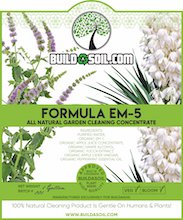 BuildASoil Formula EM-5 - All Natural Garden Cleaning Concentrate