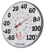 12" Temperature/Humidity Gauge