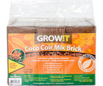 GROW!T Coco Coir Mix Brick, pack of 3