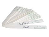 Plastic Plant Marker, White, 6" x 5/8", pack of 50