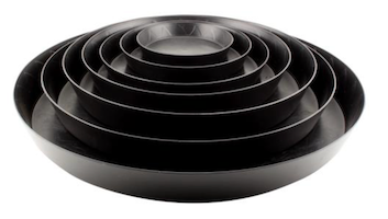 Gro Pro Heavy-Duty Black Saucers