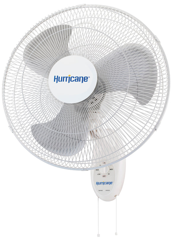 Hurricane Supreme Oscillating Wall Mount Fan 18 in