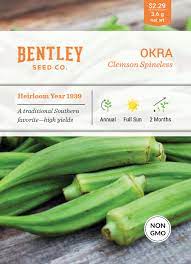 Okra- Clemson Spineless