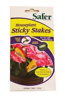 Safer Brand Sticky Houseplant Stakes, pack of 7